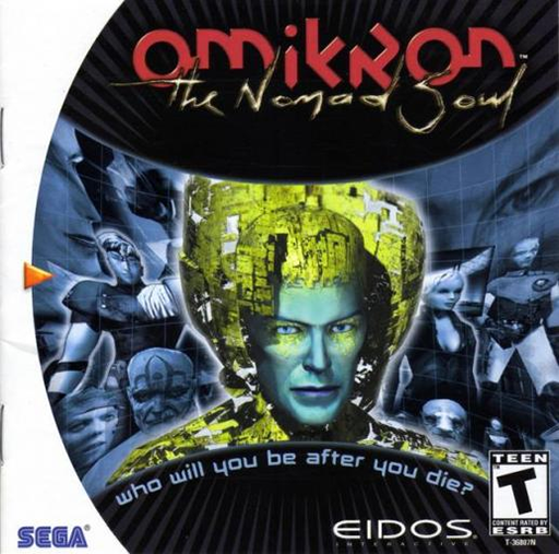 Omikron The Nomad Soul box art for Sega Dreamcast